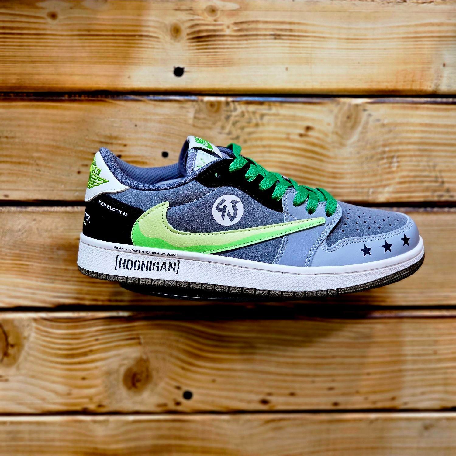 کتونی مشکی سبز طوسی طرح مانستر تراویس جدید 6666|کیف، کفش، کمربند|تهران, نیروی هوایی (پیروزی)|دیوار