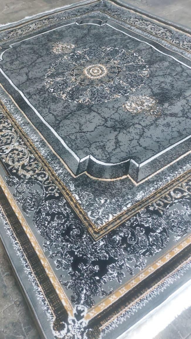 فیلی طوسی دودی سورمه ای طلاکوب/فرش/قالی|فرش|یزد, |دیوار