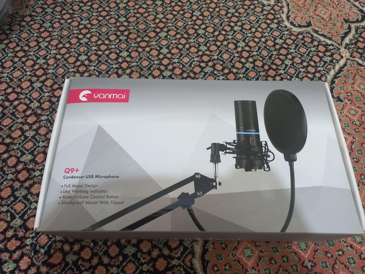 میکروفون کندانسر یانمای Q9+|آلات موسیقی|تهران, فلسطین (میدان انقلاب)|دیوار