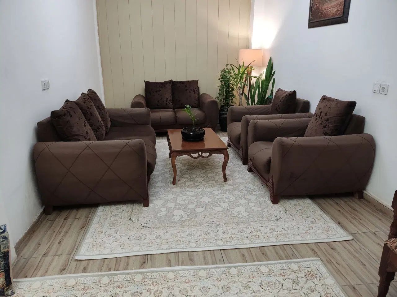 مبل هفت نفره|مبلمان خانگی و میز عسلی|کرج, ملک‌آباد|دیوار