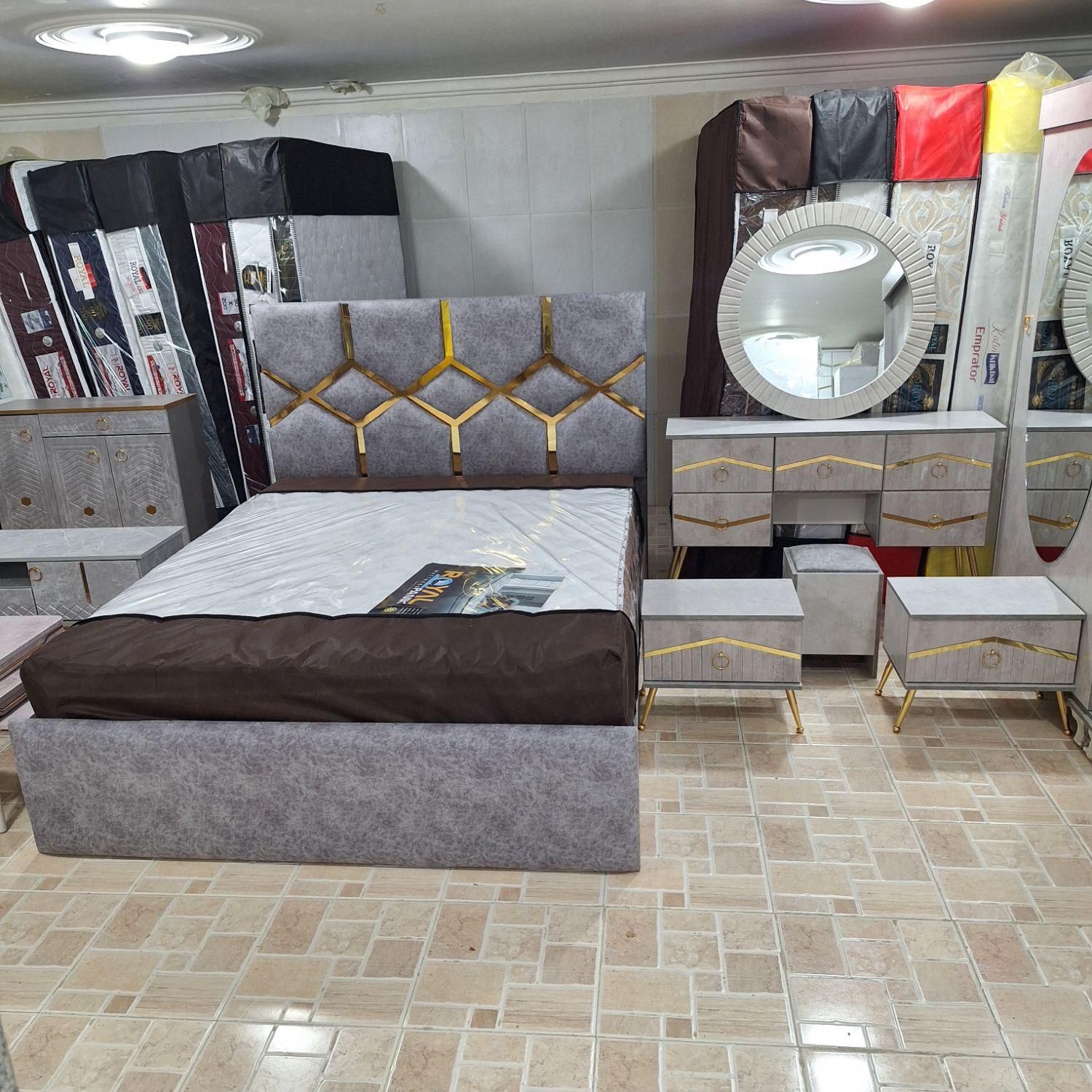ست سرویس خواب مناسب جهیزیه|تخت و سرویس خواب|مهاباد (آذربایجان غربی), |دیوار