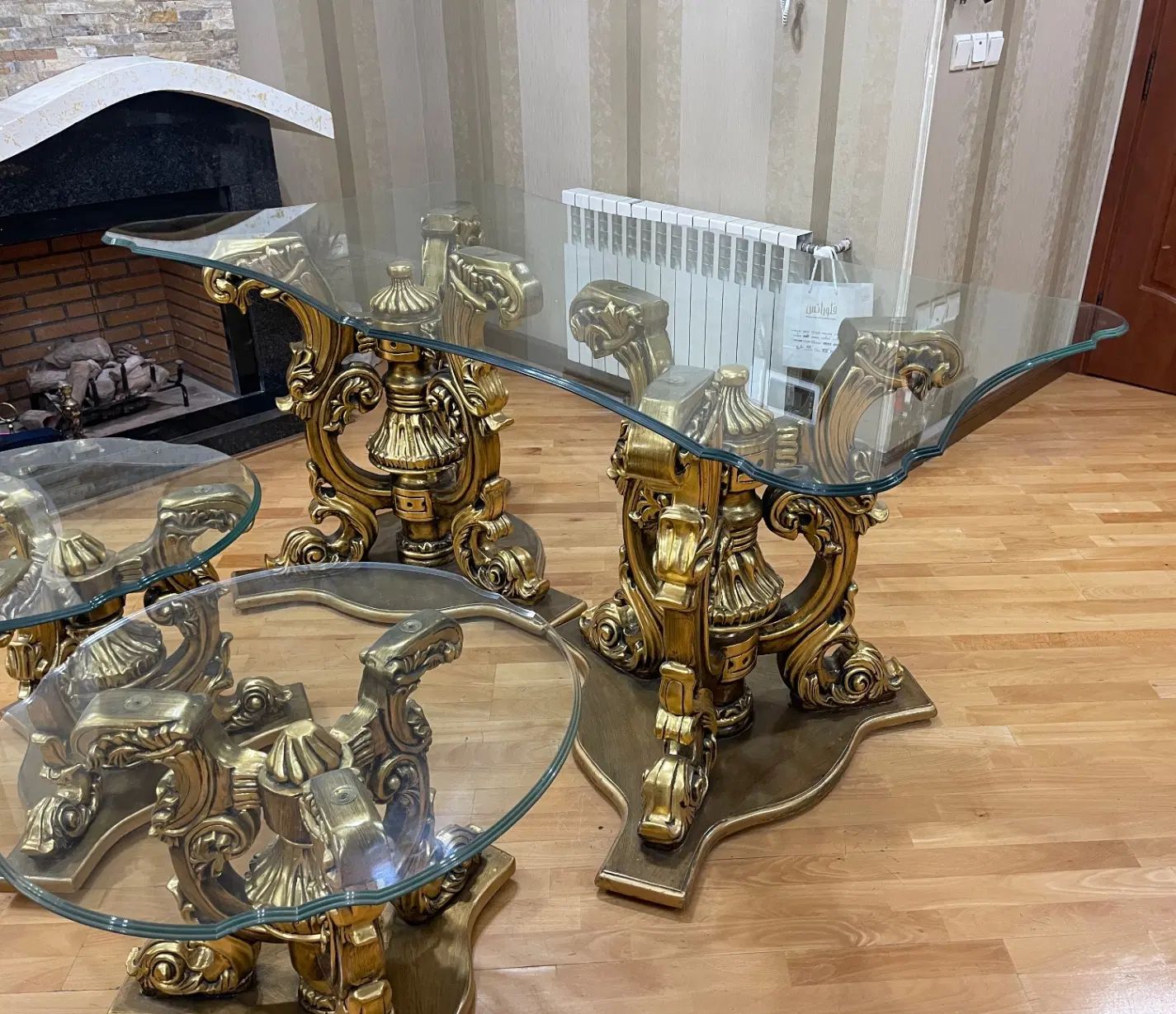 میزنهارخوری۶ نفره+ میزجلومبلی+۲ عددعسلی|میز و صندلی غذاخوری|تهران, جردن|دیوار