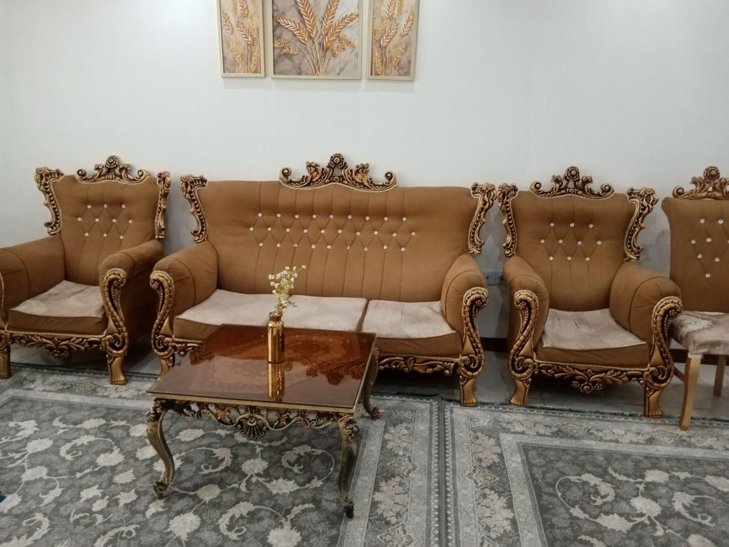 مبلمان هفت نفره|مبلمان خانگی و میز عسلی|کرج, ملارد|دیوار