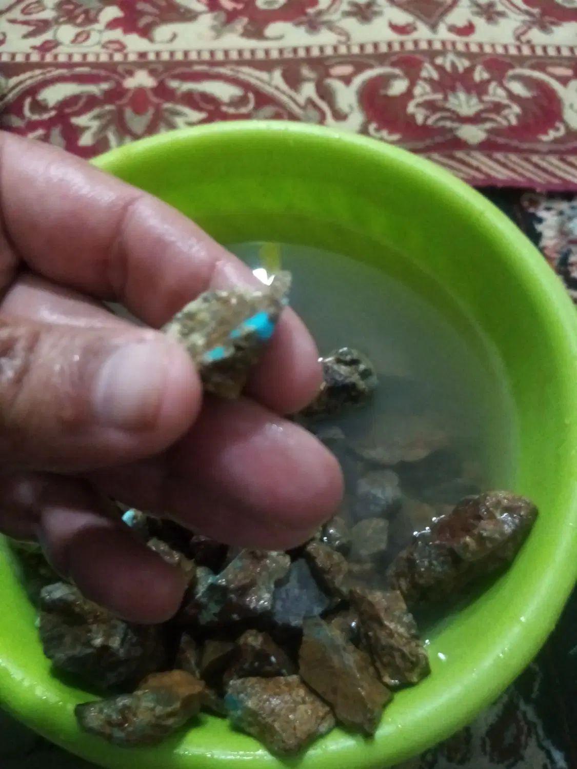 سنگ فیروزه راف نیشابور|جواهرات|مشهد, رباط طرق|دیوار