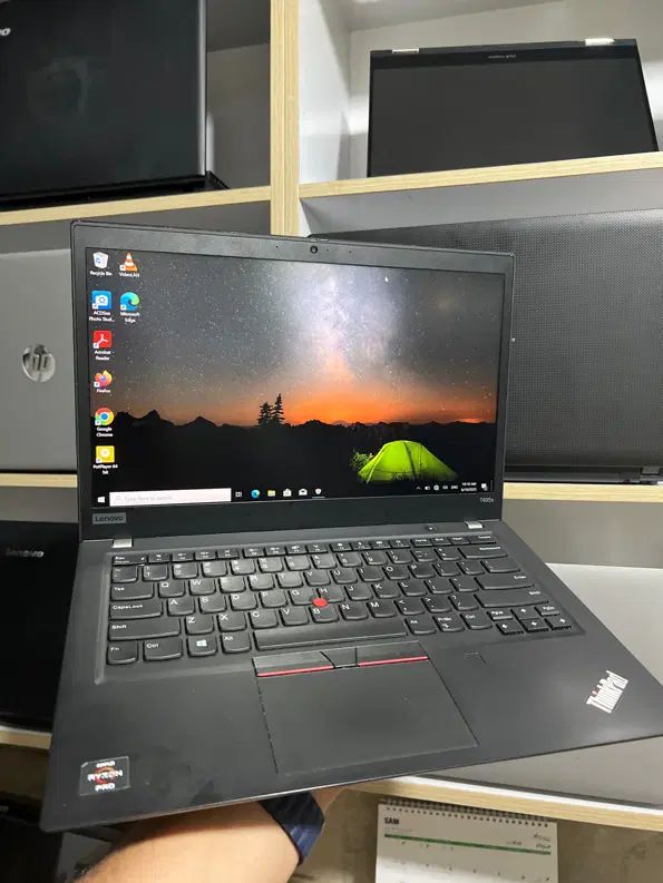 لپ تاپ استوک لمسی گرافیکدار lenovo t495s|رایانه همراه|همدان, |دیوار