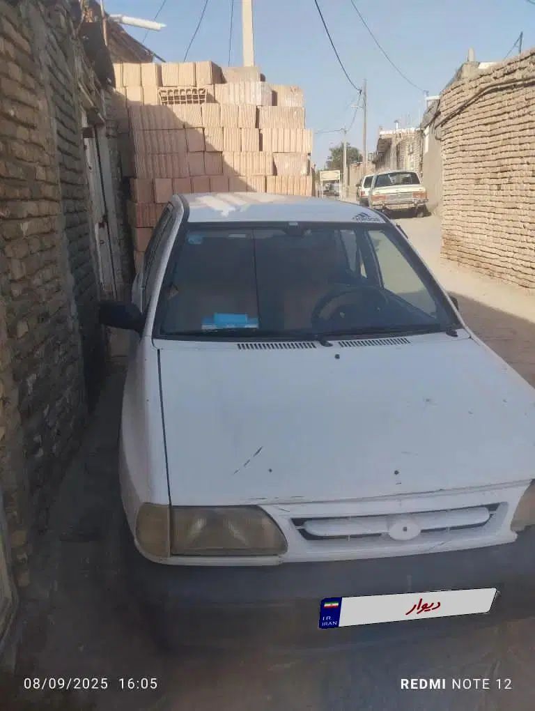 پراید مدل 84 کم کار رنگ دارد برگه کارشناسی|خودرو سواری و وانت|تربت‌حیدریه, پائین ولایت|دیوار