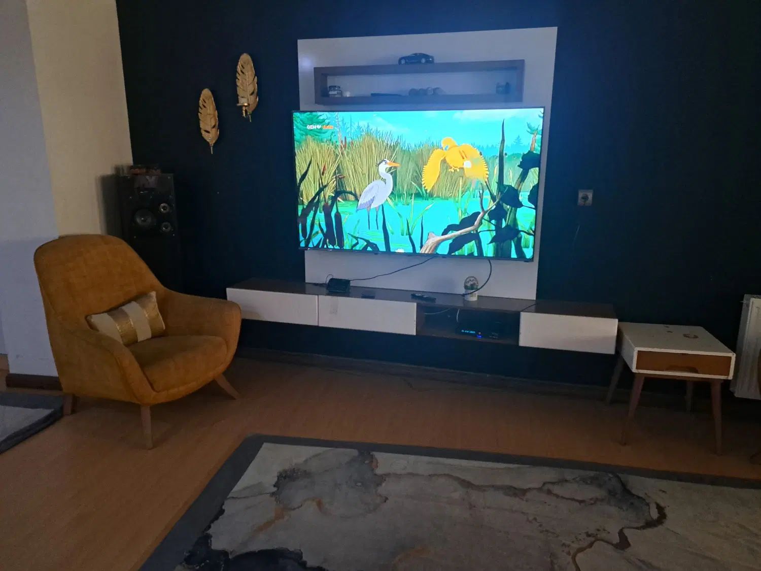تلویزیون LG  55 اینچ nano 80 ضربه خورده|تلویزیون و پروژکتور|تهران, شهرک شریعتی|دیوار