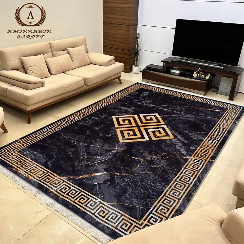 فرش ورساچه دودی زغالی زمینه طلاکوب1200شانه|فرش|شیراز, عادل آباد|دیوار