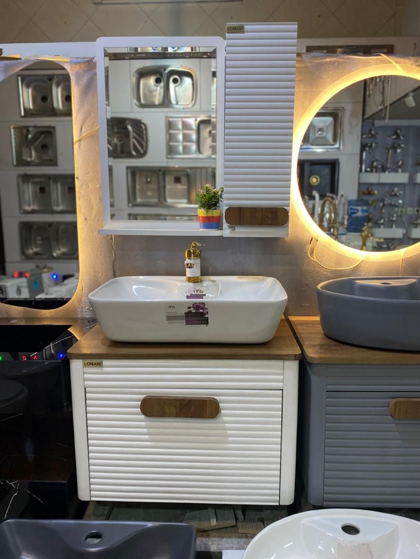 روشویی کابینتی باورق پی وی سی مدل بامبو waterproof|لوازم سرویس بهداشتی|تهران, تهرانسر شرقی|دیوار