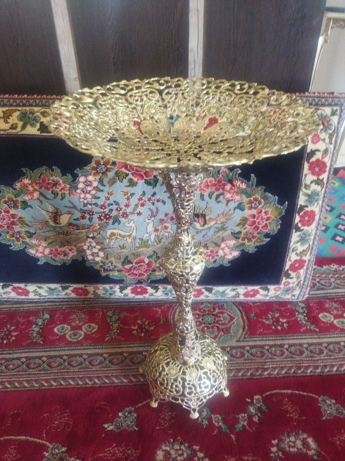 جا میوه ای کنار سالنی برنز|صنایع دستی و سایر لوازم تزئینی|تهران, ولنجک|دیوار