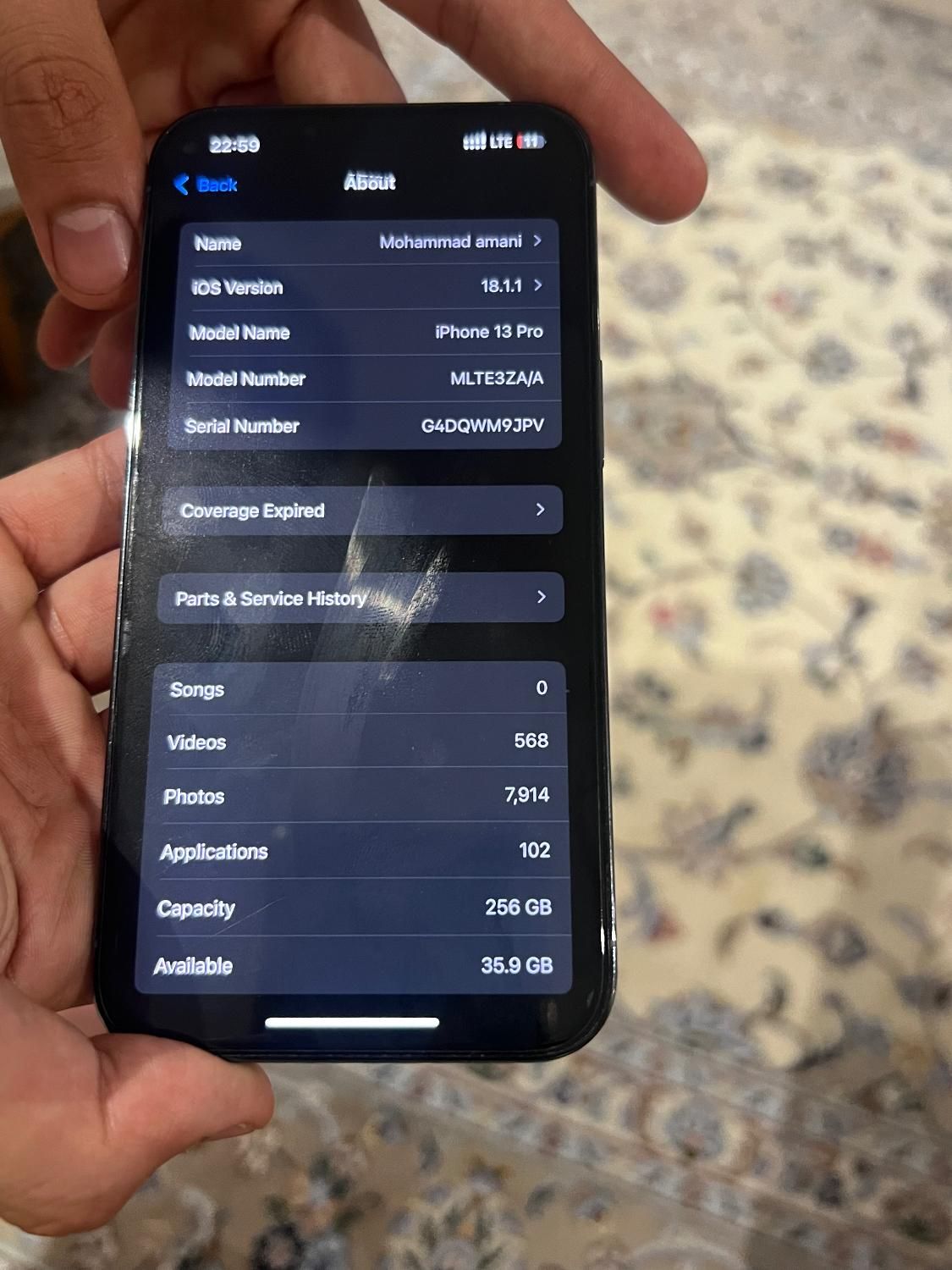 13pro  ابی ۲۵۶|موبایل|تهران, مرزداران|دیوار