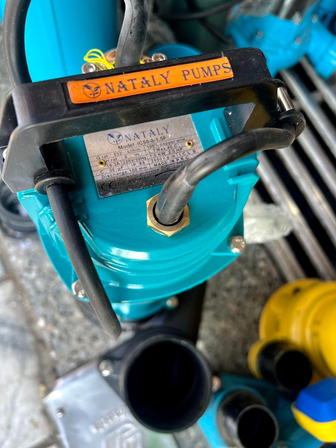 پمپ آب کفکش باغی ۲ اسب ۴ اینچ ناتالی فلوتر کف کش|مصالح و تجهیزات ساختمان|مشهد, کوشش|دیوار