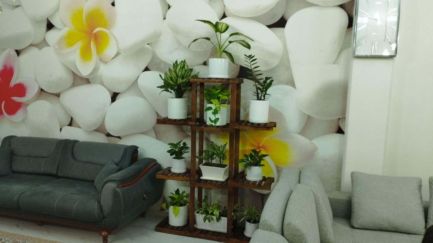 استند گل ۱۰ طبقه|گل و گیاه طبیعی|اسلام‌شهر, چیچکلو|دیوار