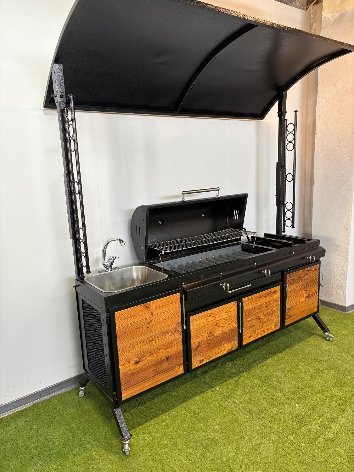 باربیکیو گازی ذغالی|اجاق گاز و لوازم برقی پختوپز|ماهدشت, |دیوار