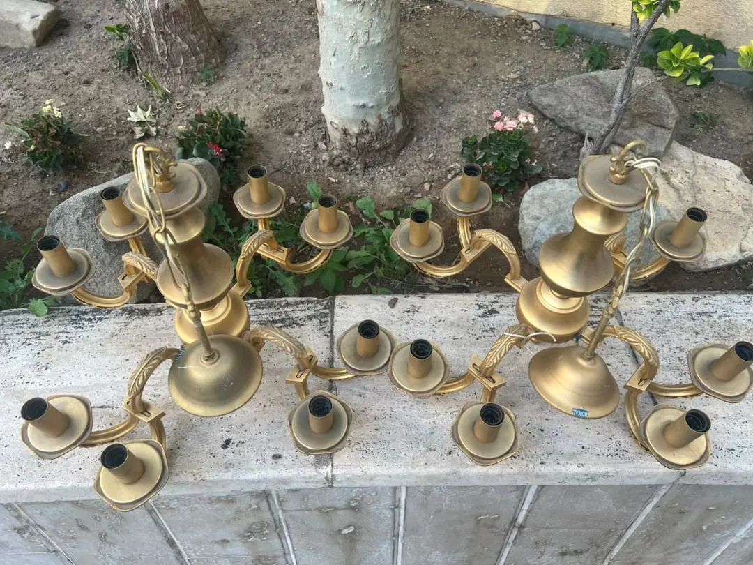 لوستر  برنجی|لوستر و چراغ آویز|تهران, نارمک|دیوار