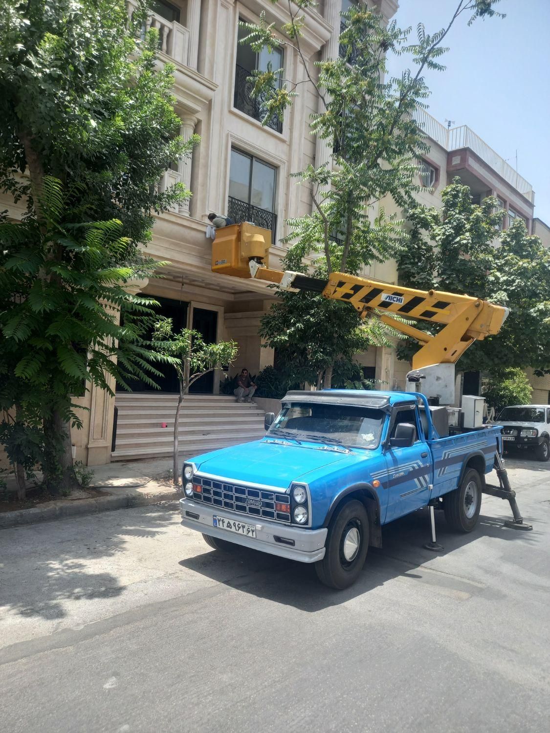 جرثقیل نیسان بالابر نیسانی پاکتی سبد تابلو اسپیلت|خدمات حمل و نقل|شیراز, ترمینال باربری|دیوار