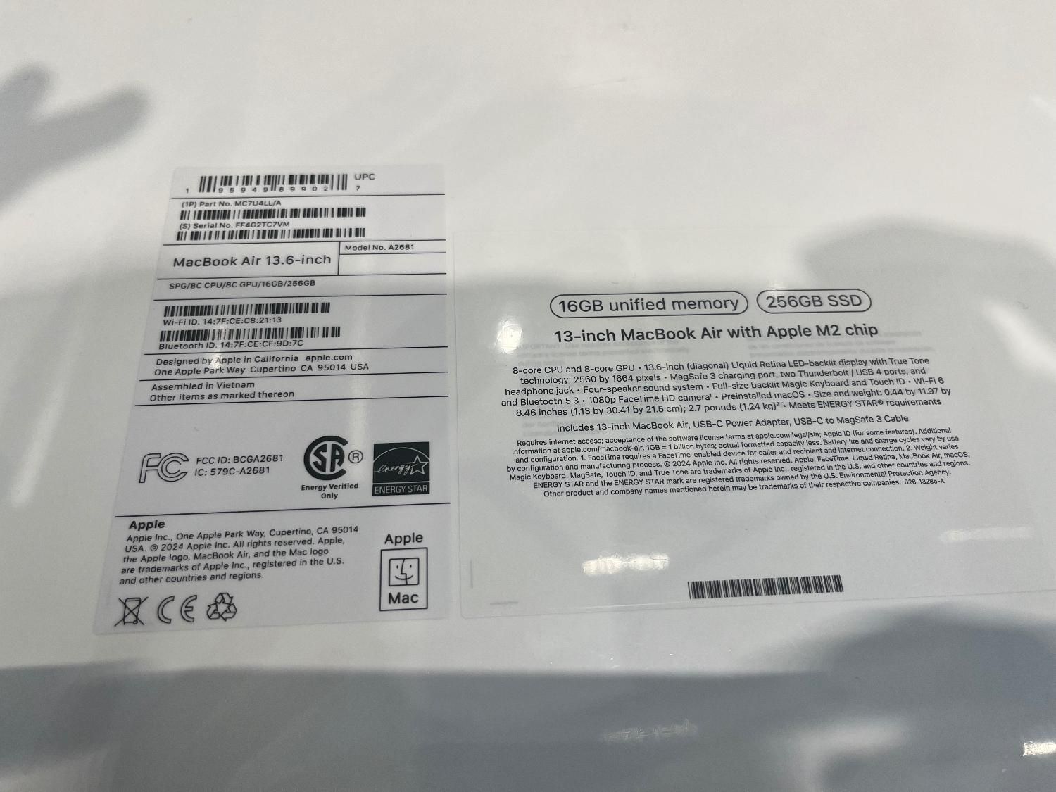 MacBook Air - MC7U4|رایانه همراه|تهران, بهجت‌آباد|دیوار