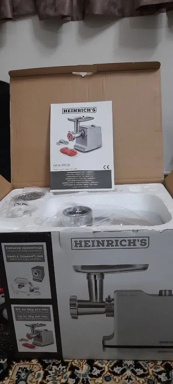 چرخ‌گوشت Heinrichs HFW 8808|سایر لوازم برقی|تهران, نازی‌آباد|دیوار