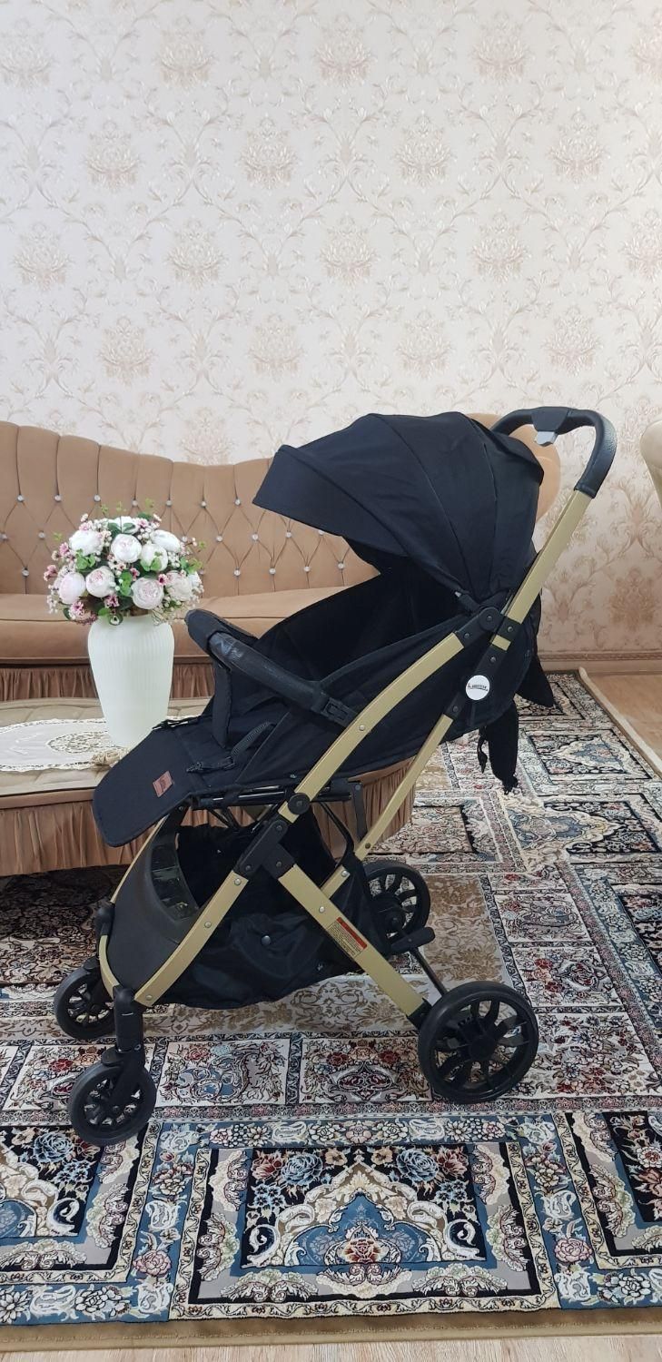 کالسکه عصایی بسیارشیک وزیبا مناسب سیسمونی|کالسکه و لوازم جانبی|همدان, |دیوار