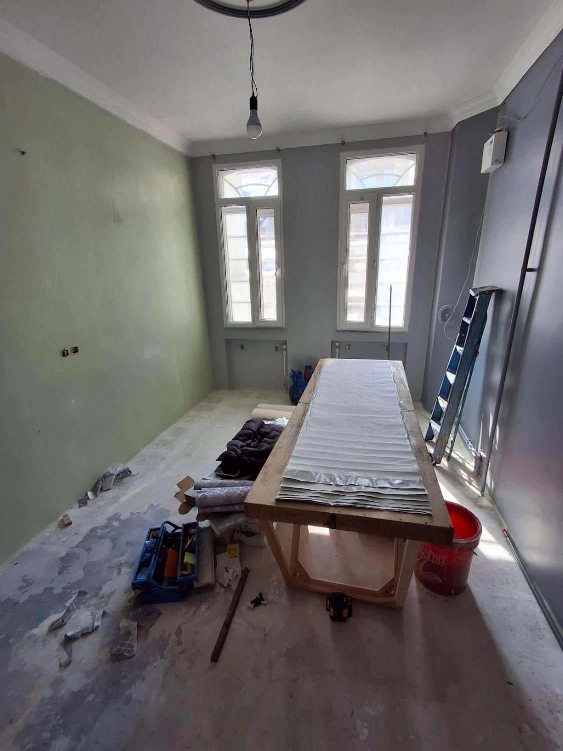 نصب کاغذ دیواری و پارکت نقاشی ساختمان|خدمات پیشه و مهارت|ماکو, |دیوار