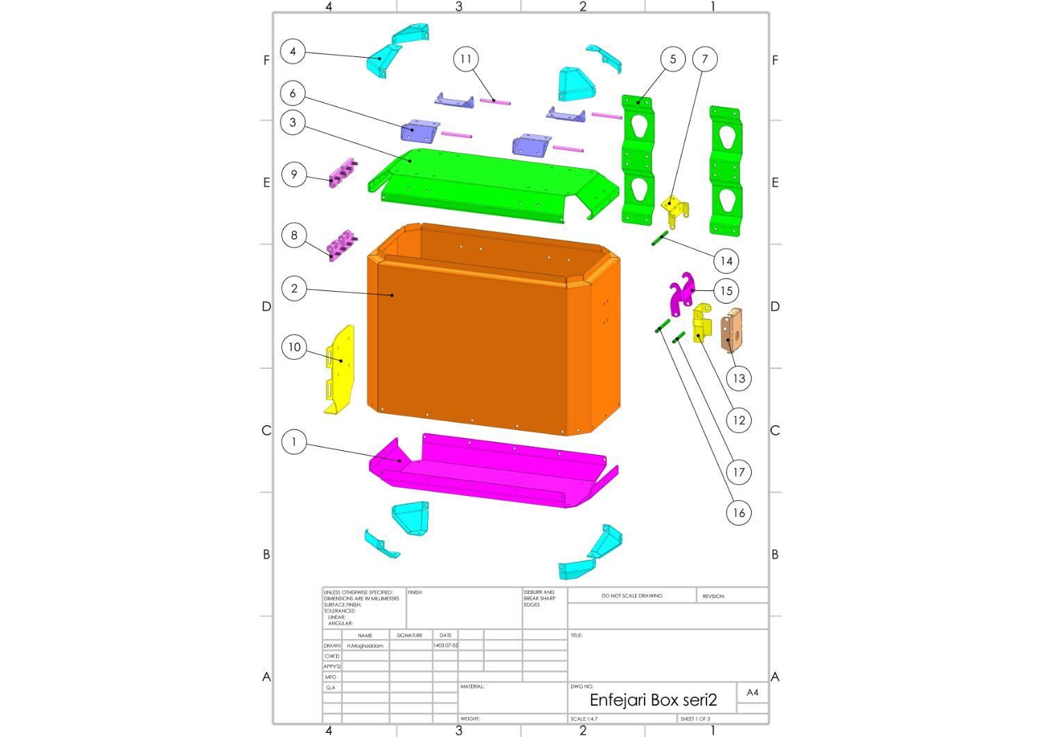 خدمات نقشه کشی صنعتی و طراحی|خدمات پیشه و مهارت|پرند, فاز ۶|دیوار