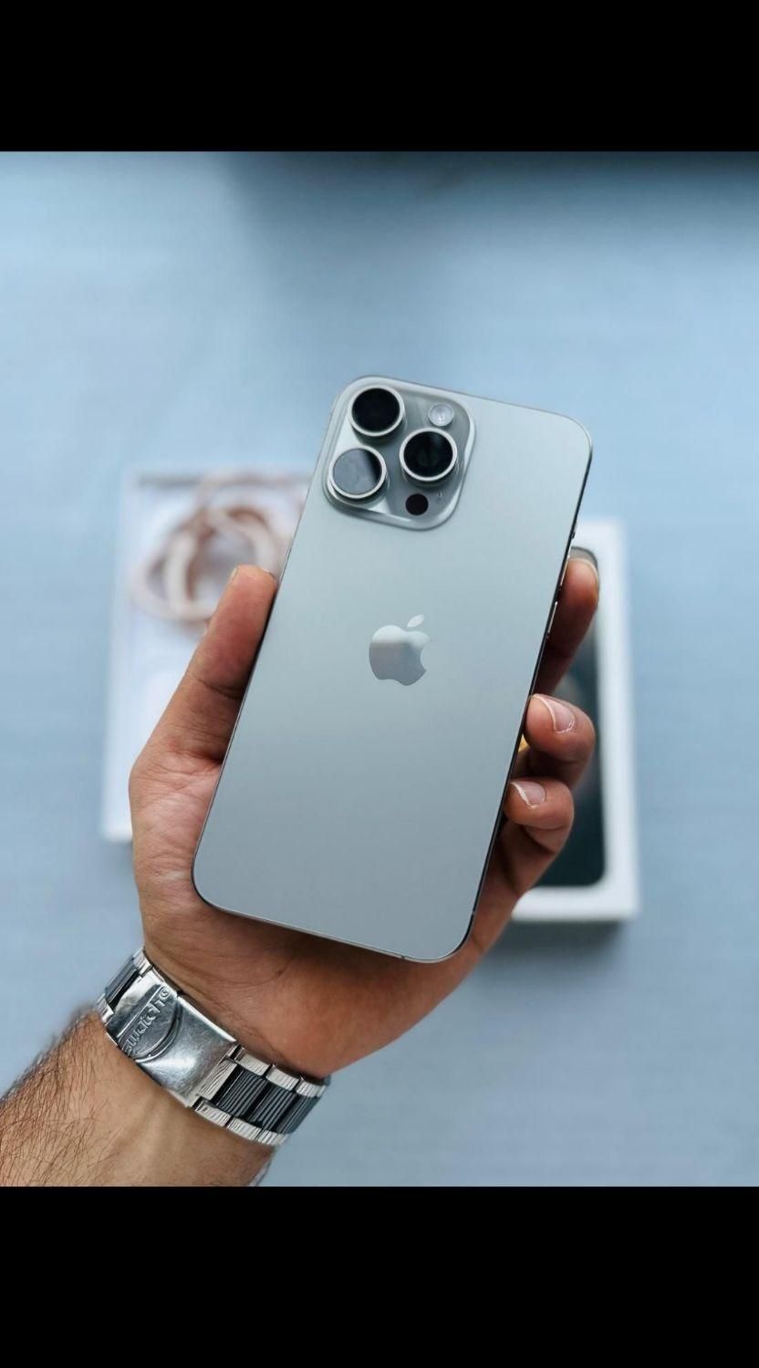 اپل iPhone15 Pro Max با حافظهٔ۲۵۶گیگابایت ریجیستر|موبایل|اردبیل, |دیوار