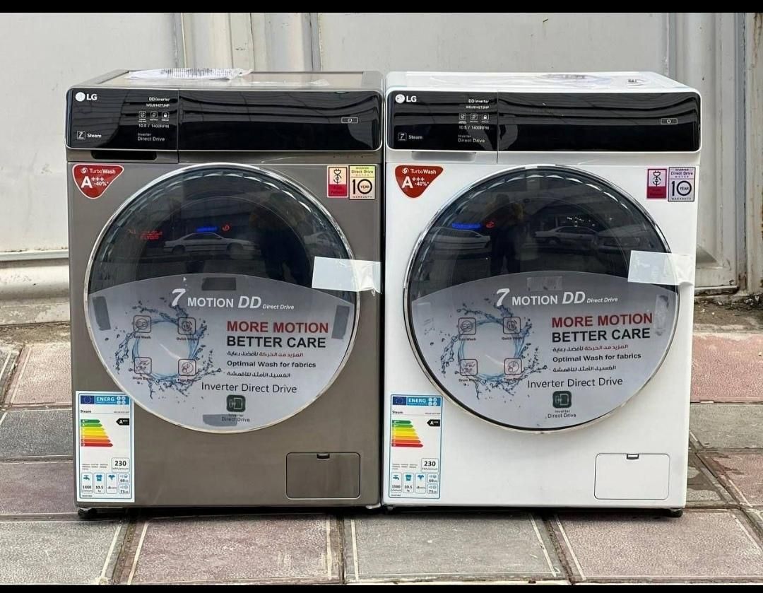 لباسشویی الجی 10.5 کیلو ، 12 کیلو GobX هوش مصنوعی|ماشین لباسشویی و خشک‌کن لباس|تبریز, |دیوار