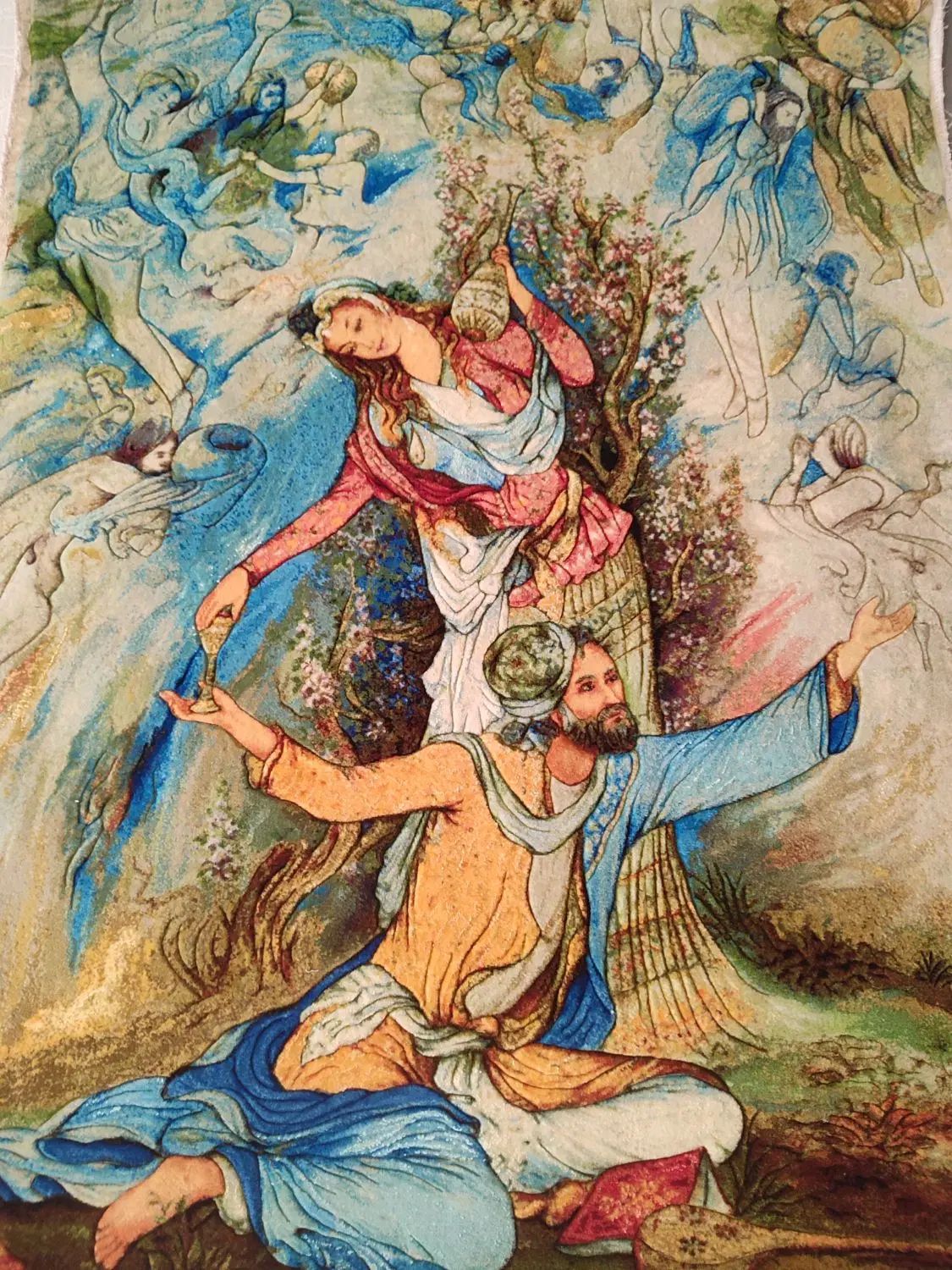تابلو فرش دستباف تمنای بخشایش|تابلو فرش|تهران, هفده شهریور|دیوار