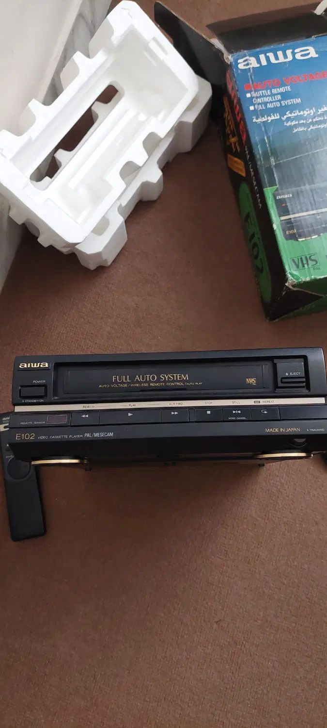 ویدیو پلیر VHS برند AIWA مدل E102 ساخت ژاپن|پخش‌کننده DVD و ویدیو|تهران, گیشا|دیوار