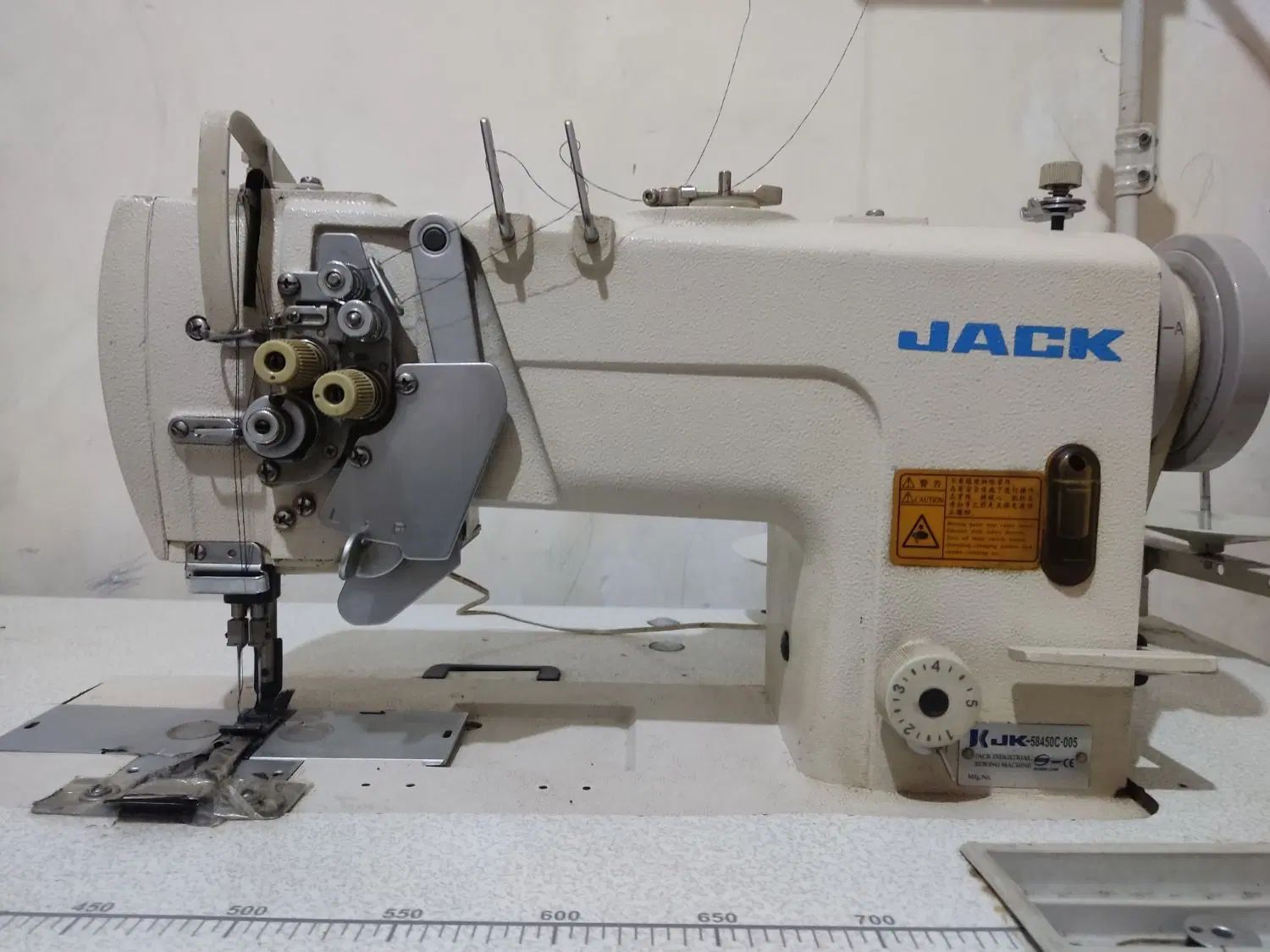 چرخ دو سوزن دو ماکو استپ دار جک jack|چرخ خیاطی و ریسندگی|مشهد, ثامن|دیوار