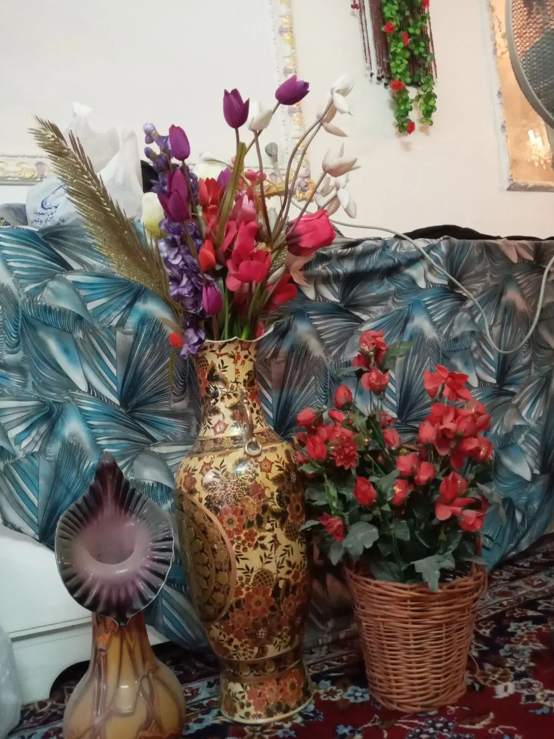 گل و گلدان|گل مصنوعی|تهران, دستغیب|دیوار