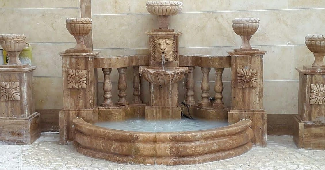 آبنما سنگی|مصالح و تجهیزات ساختمان|قم, کوه سفید|دیوار