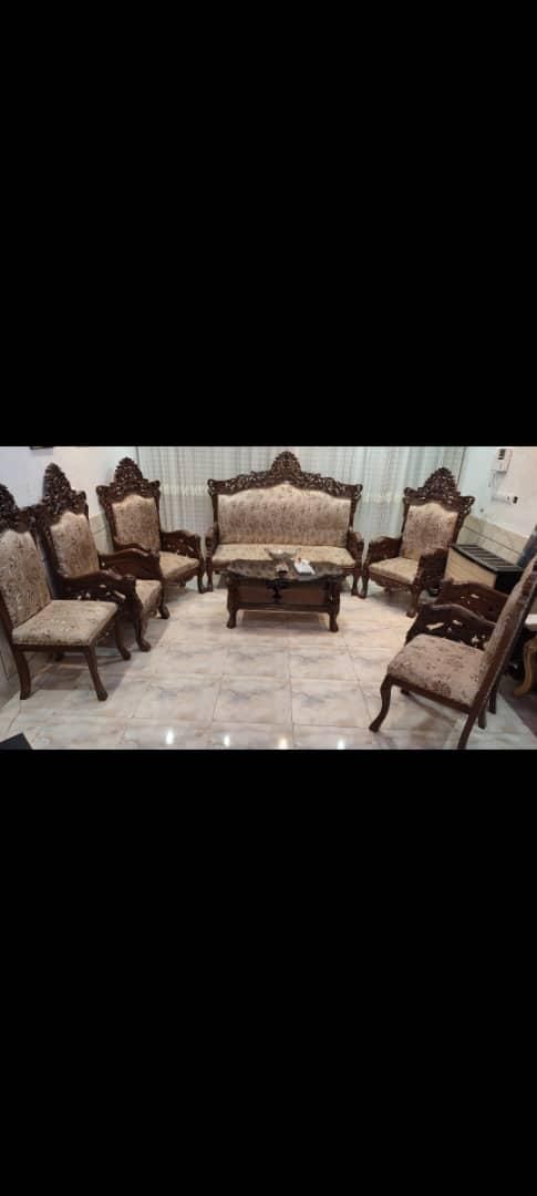 ست کامل مبلمان کله شیری|مبلمان خانگی و میز عسلی|اصفهان, شمس آباد|دیوار