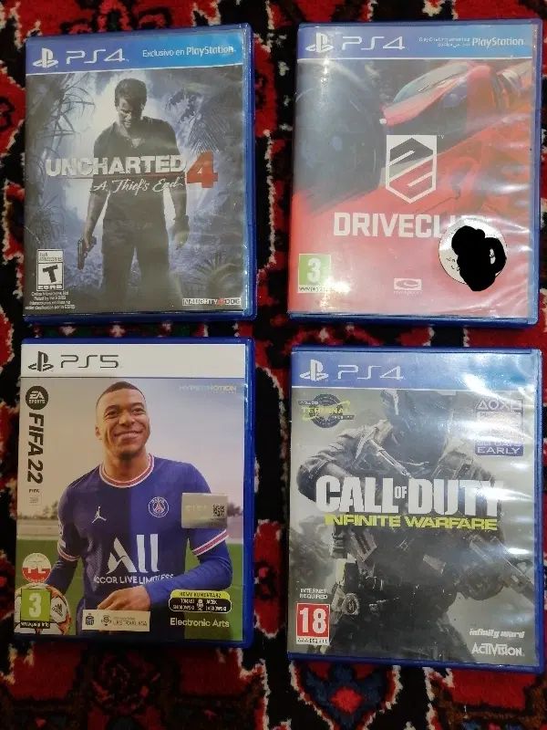 تعویض چهار عدد بازی ps5  و ps4 با بازی fc25 شما|کنسول، بازی ویدئویی و آنلاین|تهران, دهم فروردین|دیوار