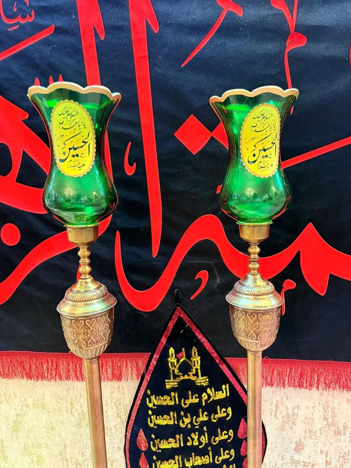 شمعدان کنار منبری یا کنار سالنی|صنایع دستی و سایر لوازم تزئینی|تهران, دولاب|دیوار
