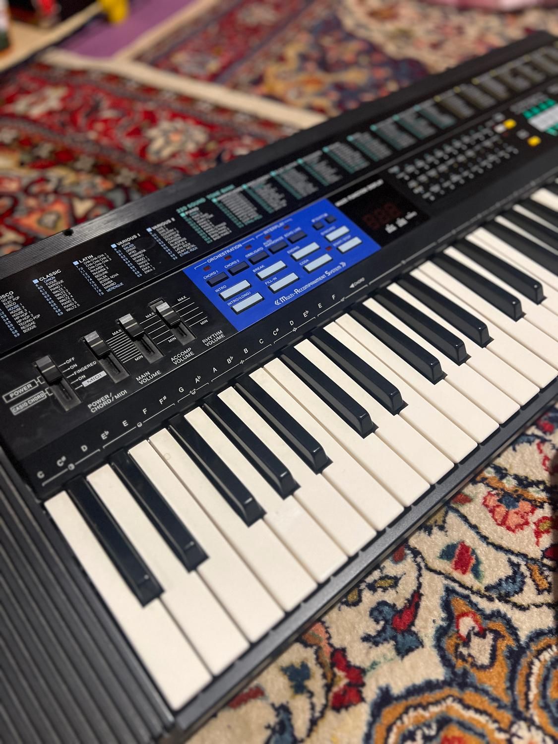 ارگ CASIO CT-470|پیانو، کیبورد، آکاردئون|تهران, تهرانپارس غربی|دیوار