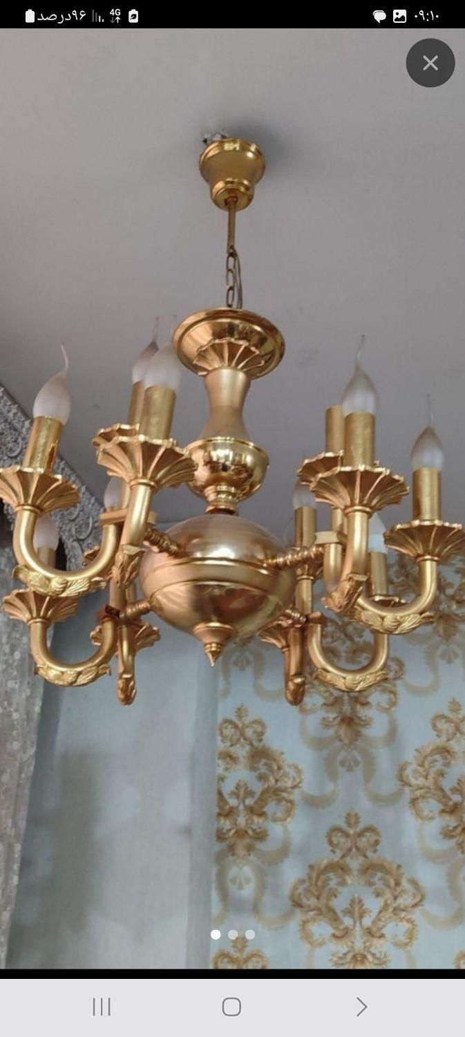 خریدار /فروش لوستر برنجی و برنزی درسراسر تهران|لوستر و چراغ آویز|تهران, افسریه شمالی|دیوار