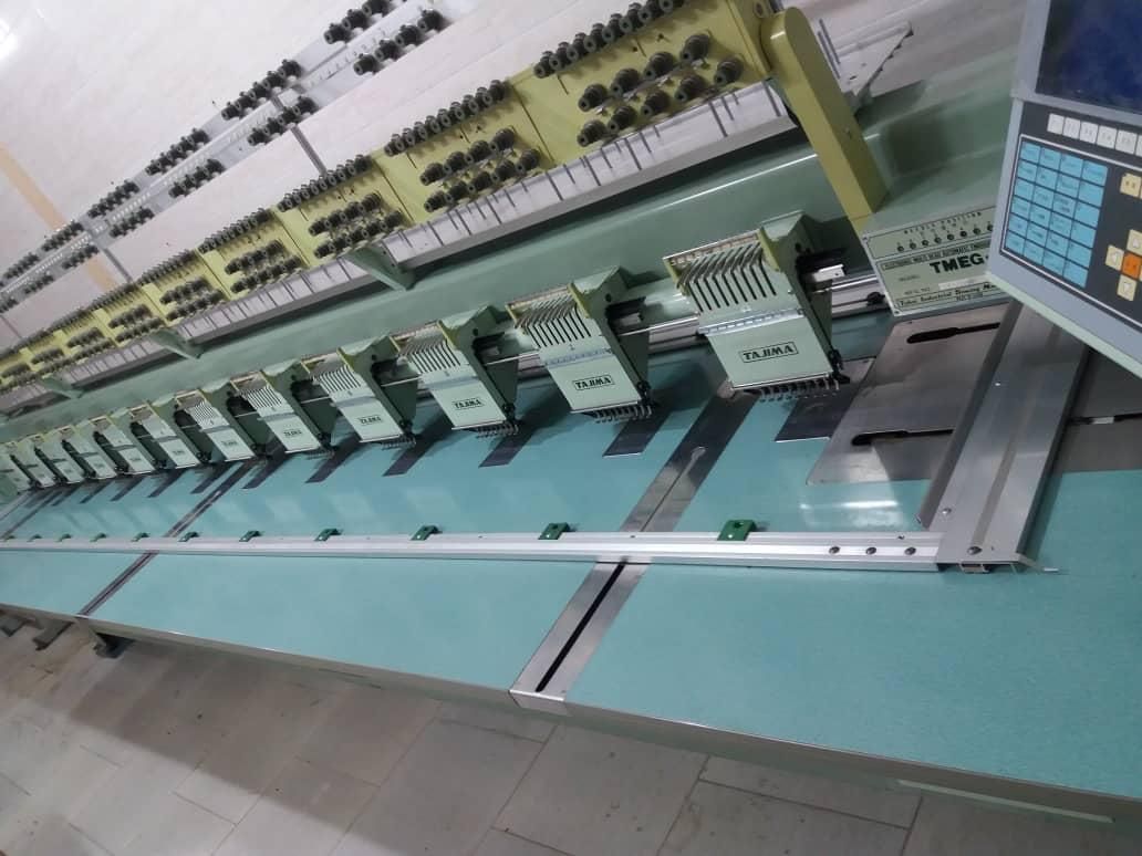 دستگاه گلدوز تاجیما۱۲کله ۹سوزنه|چرخ خیاطی و ریسندگی|بروجرد, |دیوار