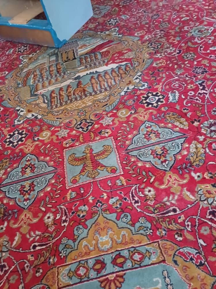 فرش ۱۲ متری کاملا سالم|فرش|ری, |دیوار