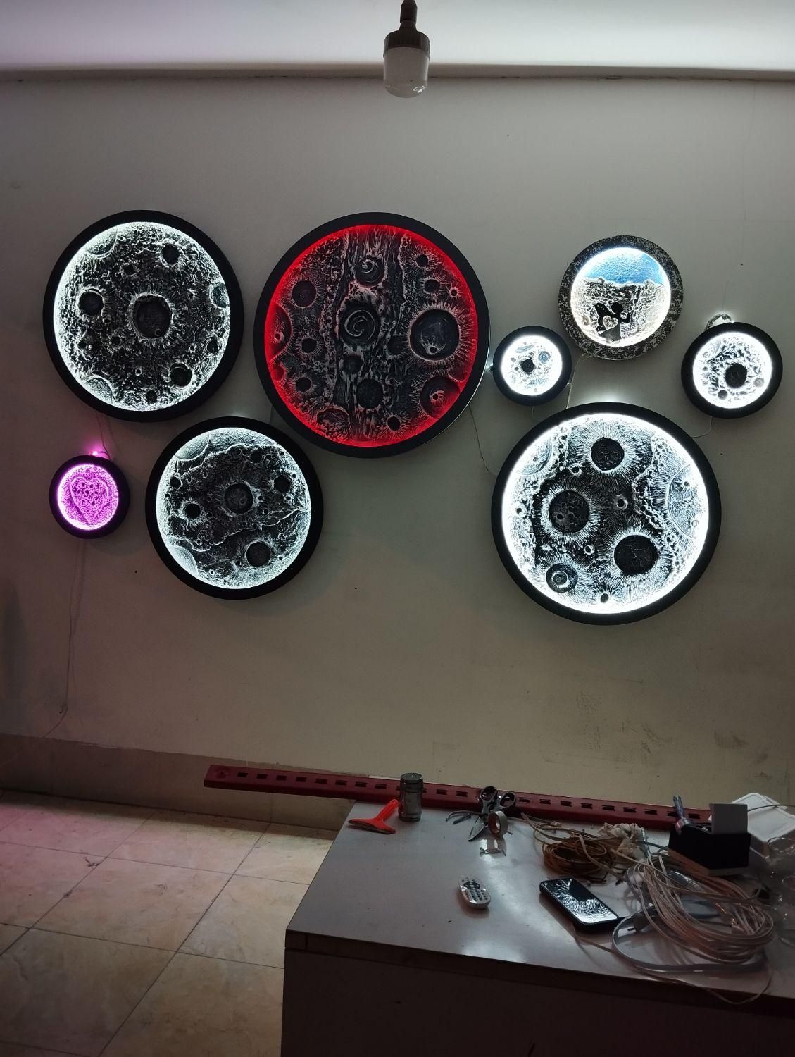 سفارش تابلو ماه درخشان|تابلو، نقاشی، عکس|قرچک, باقرآباد|دیوار