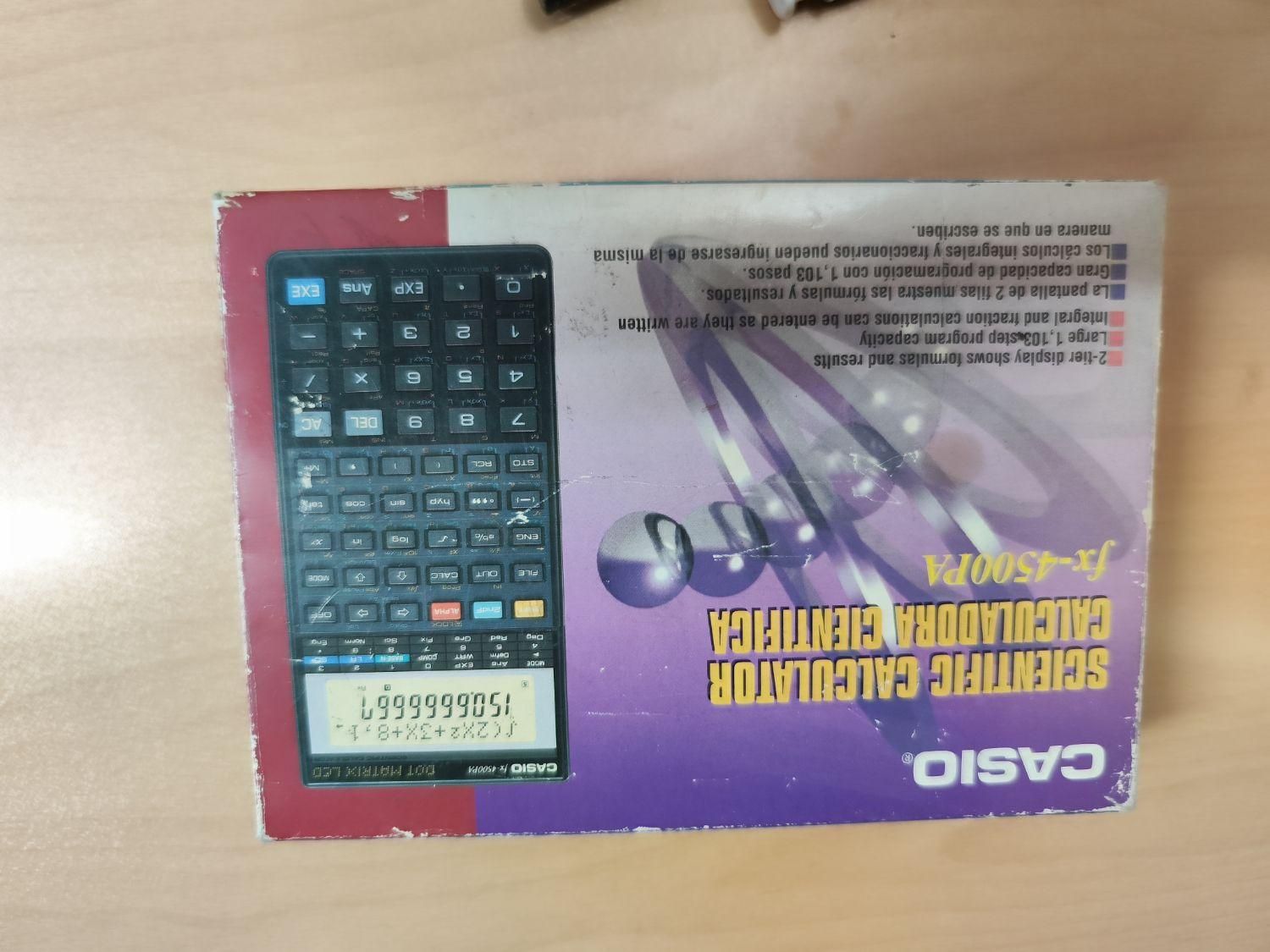 ماشین حساب مهندسی Casio fx 4500 PA|لوازم التحریر|رشت, منظریه|دیوار