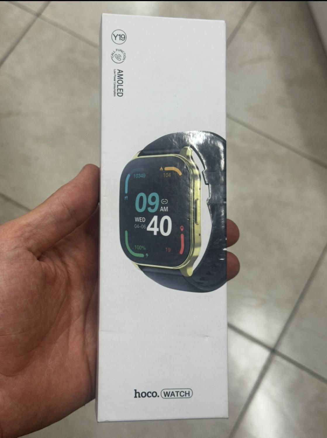 ساعت هوشمند هوکو مدل Y19 AMOLED|لوازم جانبی موبایل و تبلت|سبزوار, امام خمینی (ناوی)|دیوار