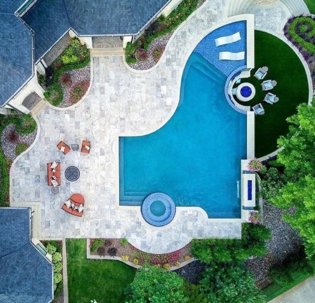 طراحی منظر باغ ویلا محوطه فضای سبز استخر|خدمات پیشه و مهارت|رشت, منظریه|دیوار