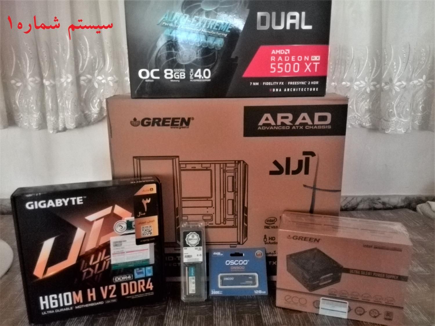 سیستم گیمینگ AMD***5*G-********-********-i* ***00f|رایانه رومیزی|مشهد, وکیل‌آباد|دیوار
