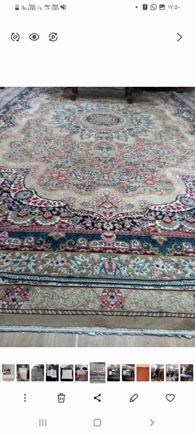 فرش ماشینی زمرد مشهد نو|فرش|فومن, |دیوار