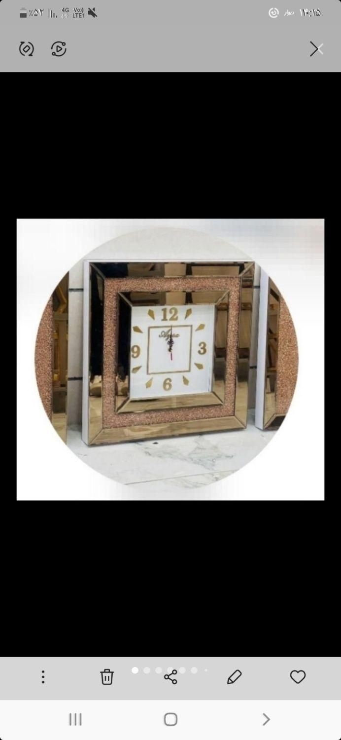 تولیدی ساعت دیواری اینه ای شیک واباژور|ساعت دیواری و تزئینی|اردبیل, |دیوار