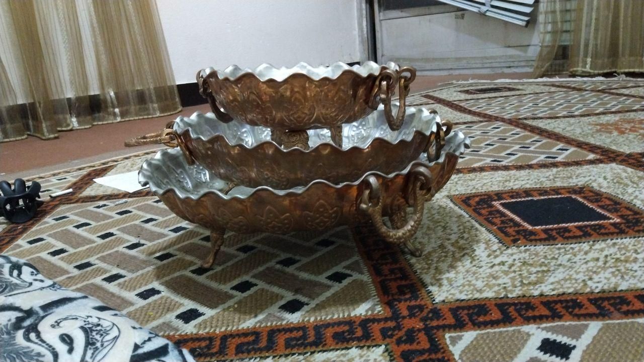ظروف مسی میوه|صنایع دستی و سایر لوازم تزئینی|شاهین‌شهر, فردوسی|دیوار