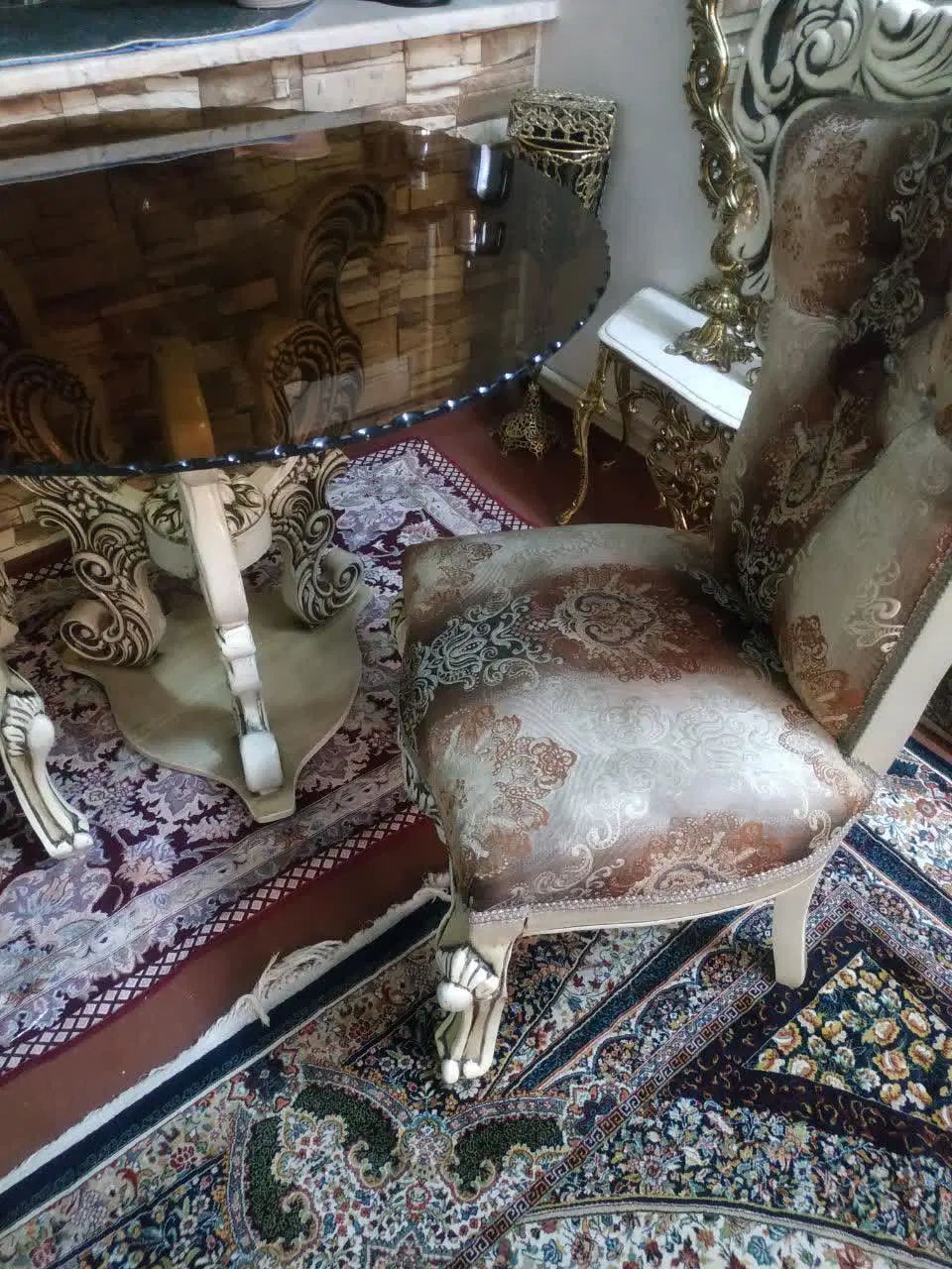 مبل 7نفره سلطنتی و بوفه و نهار خوری ۴ نفره|مبلمان خانگی و میز عسلی|تهران, مشیریه|دیوار