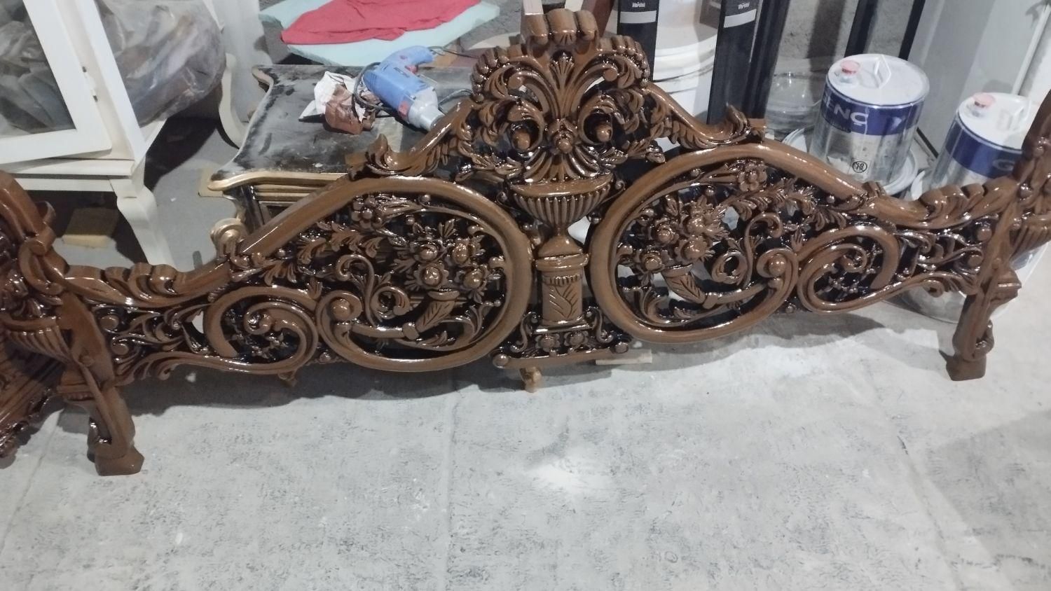 رنگ کاری مبلمان سرویس چوب و مصنوعات چوبی|خدمات پیشه و مهارت|مشکین‌دشت, |دیوار