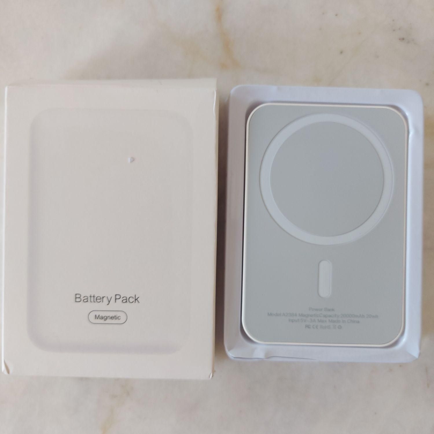 پاوربانک۲۰واتی طرح Battery Pack مغناطیسی ۲۰۰۰۰آمپر|لوازم جانبی موبایل و تبلت|برخوار, |دیوار